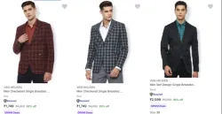 Van Heusen Mens Readymade Blazers Upto 65% DIscount