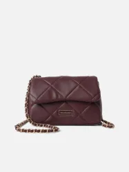 Van Heusen Quilted Structured Sling Bag