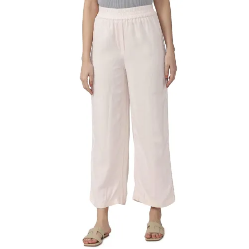 Image of Van Heusen Women High Rise Regular Fit Casual Pants