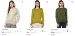 Van Heusen Womens Sweaters upto 52% Discount