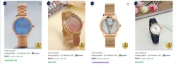 VAN HEUSEN Wrist Watches at minimum 80% Discount