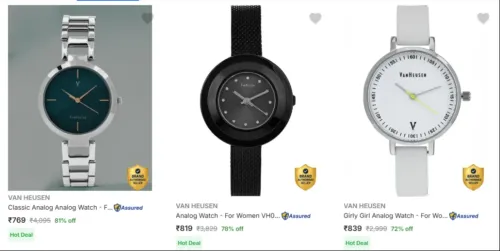 Image of Van Heusen Wrist Watches Starting at ₹769
