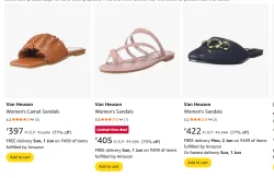 Van huesen womens Sandals Starting at just ₹397