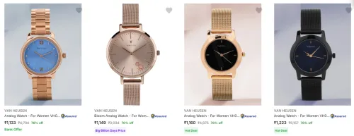 Image of Van Heusen Women's Wrist Watches upto 76% Discount