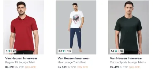 Image of Vans Heusen Men Clothes Minimum 70% Discount