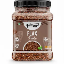 VANSURI Raw Flax seeds Rich in Omega 3, Zinc & Protein/ Alsi Seeds Brown Flax