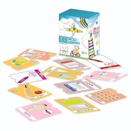 Image of VantageKart 100 Flash Cards Kids Learning Educational Set