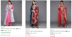 Varanga Womens Kurta Set at Minimum 70% Discount