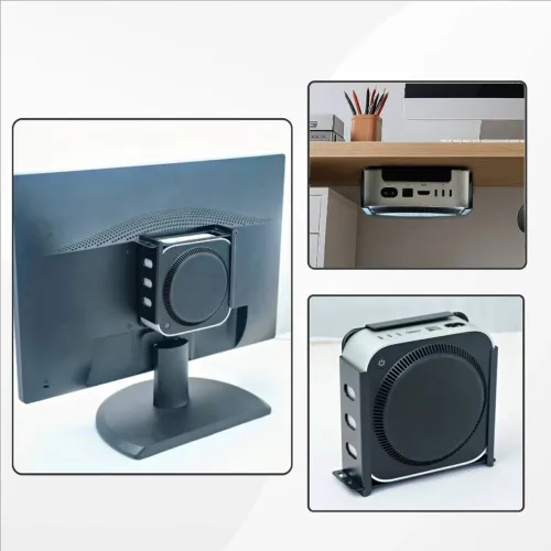 Image of Varient Universal Mac Mini M4 Lockable Under-Desk Mount Stand