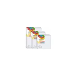 Variety Canvas Cotton Canvas Board Medium Grain 8 X 10, 6X8, 6X6 Combo Pack of 9, White Color