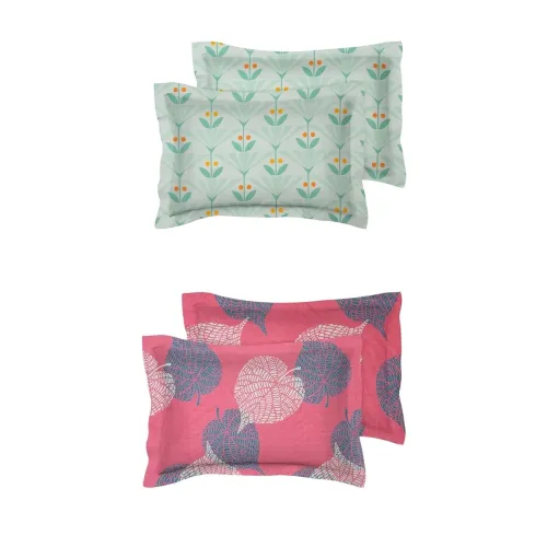 Image of VAS Collections 105 TC Cotton King Pillow Covers – Set of 4