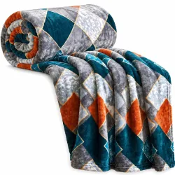 VAS COLLECTIONS 280 GSM Flannel Blanket for Double Bed