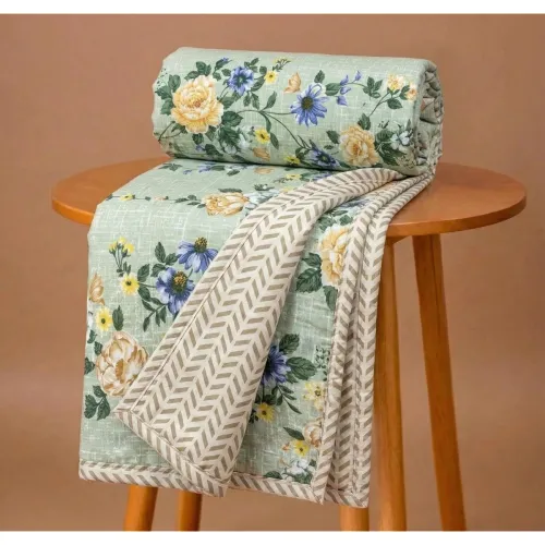 Image of VAS COLLECTIONS Cotton AC Blanket for Single Bed (152 x 225 cm)