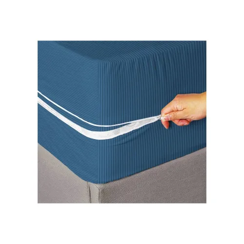 Image of VAS COLLECTIONS Cotton Mattress Protector Double Pack of 1
