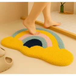 VAS COLLECTIONS Luxurious 2000 GSM Microfiber Bath Mat | Super Soft, Thick & Fluffy |