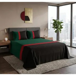 VAS COLLECTIONS Premium Cotton Bedsheet with 2 Pillow Covers