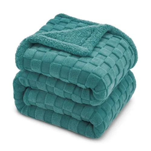 Image of VAS COLLECTIONS Reversible Sherpa Fleece
