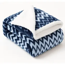 VAS COLLECTIONS Ultra Soft Baby Blanket | Flannel + Sherpa