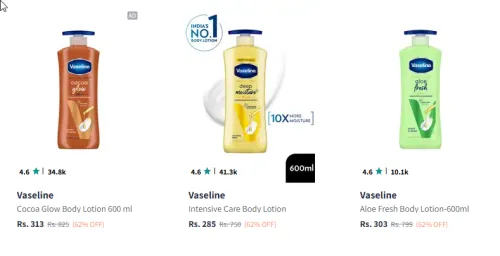 Image of Vaselin Lotion Minimum 62% Discount