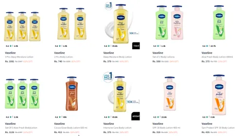 Image of Vaseline Beauty Product Minimum 60% Discount