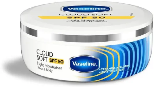 Image of Vaseline Cloud Soft SPF 50 Light Moisturiser