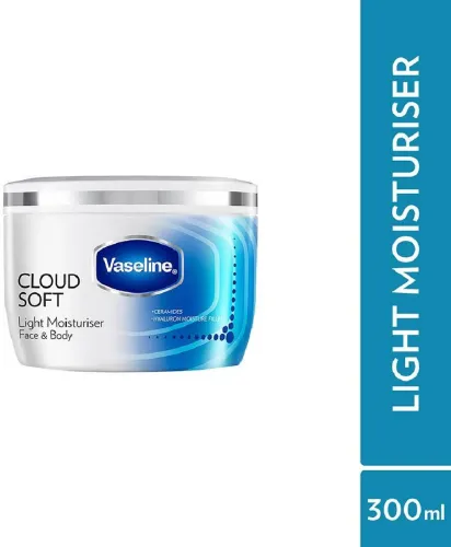 Image of Vaseline CloudSoft Light Moisturiser (300ml)
