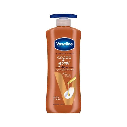 Image of Vaseline Cocoa Glow Serum In Lotion (600ml)