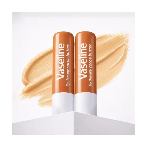 Image of Vaseline Cocoa Butter Lip Balm Stick 4.8g (Pack of 2)