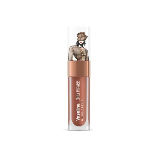 Image of Vaseline Emily in Paris Nude Crème Lip Oil | Intense Gloss | 24H Moisturisation