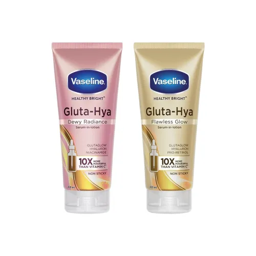 Image of Vaseline Gluta-Hya Flawless Glow + Gluta-Hya Dewy Radiance, 200Ml Lotion