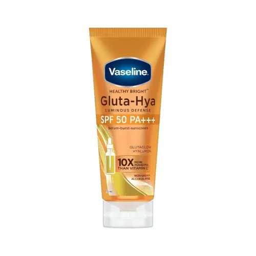 Image of Vaseline Gluta Hya - Antioxidant SPF 50 PA+++ Sunscreen for Face & Body | Glutathione & Hyaluronic Acid infused Sunscree