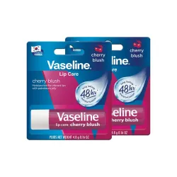 Vaseline Lip Care Cherry Blush Tinted Lip Balm Stick (Pack of 2)