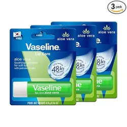 Vaseline Lip Care Cocoa Butter Lip Balm Stick, Po3