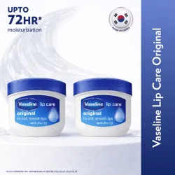Vaseline Lip Care Original Clear Lip Balm Natural (Pack of: 2, 7 g)