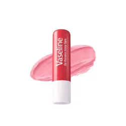 Vaseline Lip Care | Rosy Lips Tinted Lip Balm Stick | up to 48Hr moisturization | with almond oil & rose extract | made in South Korea | 4.8g