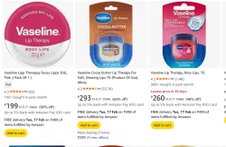 Vaseline lipbalm minimum 60% off 