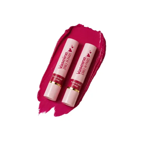 Image of Vaseline Parisian Pink Emily in Paris Limited Edition Pink Tinted Lip Balm Stick