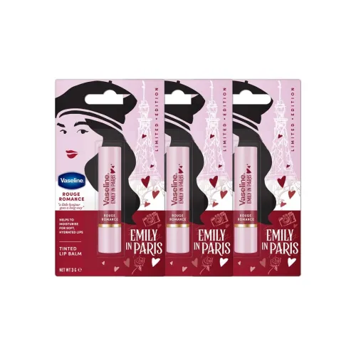 Image of Vaseline Rouge Romance Lip Balm Stick 3g (Pack of 3)