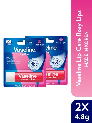 Image of Vaseline Set of 2 Lip Balm Stick - Rosy