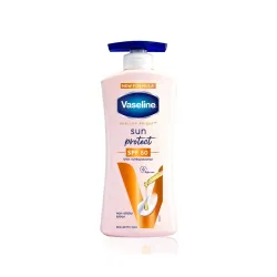 VASELINE Sun Protect SPF 50 PA++++ Lotion, 400ml, for Skin Protection from Harsh Sun, with Niacinamide, Vitamin C & E, R