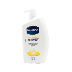 Vaseline Total Moisture Body Wash Pump Bottle for Healthy, Fresh Skin, Washes Away Dirt & Impurities, 