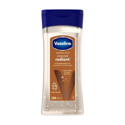 Image of Vaseline Vaseline Intensive Care Cocoa Radiant Body Gel Oil, 6.8 Ounce