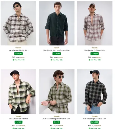 Image of Vastrado men's Clothing at minimum 63% Discount