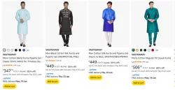 VASTRAMAY Mens Kurta Upto 85% Off