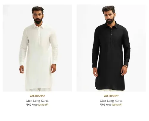 Image of VASTRAMAY Men's Clothing starting at ₹40