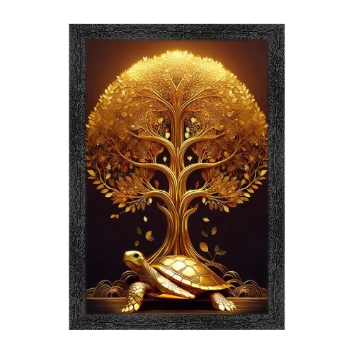 Image of Vastu Money Tree Wall Painting, 11x14 Inch