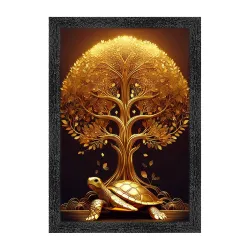 Vastu Money Tree Wall Painting, 11x14 Inch