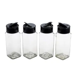 Vasukie Glass Spice Jar Set 6pcs