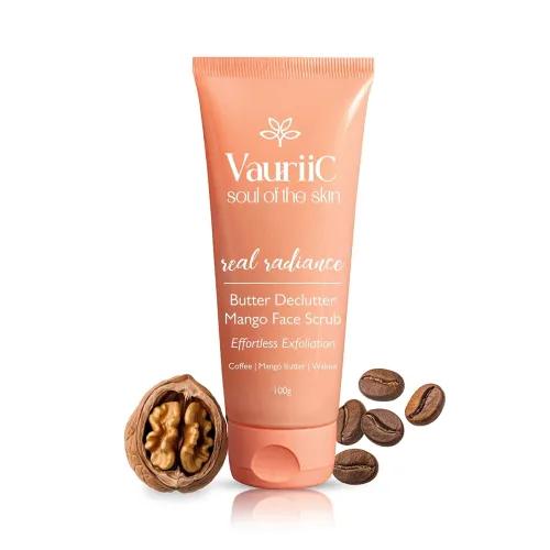 Image of VauriiC Coffee & Walnut De Tan Face Scrub 100 gm 