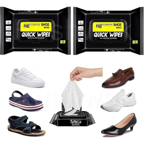 Image of VazzLox White Shoe Cleaner Cream with Sponge Instant Shoe Whitener for White Shoes No-Wash Shoe Cleaning Kit White Sneak